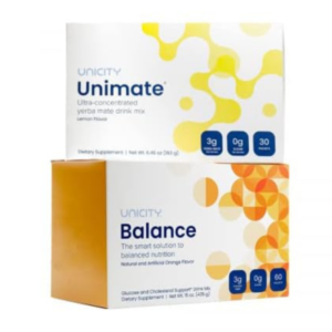 FEEL GREAT UNICITY. Unimate & Bios Life Slim. طريقة صحية لفقدان الوزن وتعزيز عملية الأيض | مكونات طبيعية | مُرخّص ومُثبَت علميًا | ضمان لمدة 90 يومًا